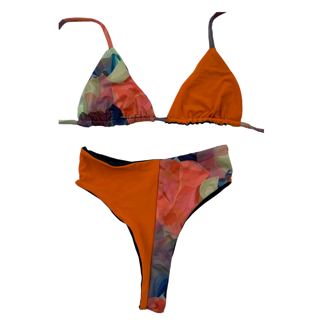 patchwork bikini