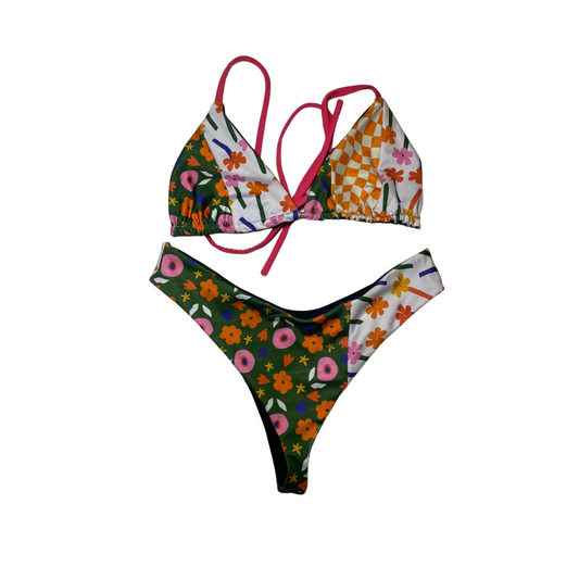 patchwork bikini