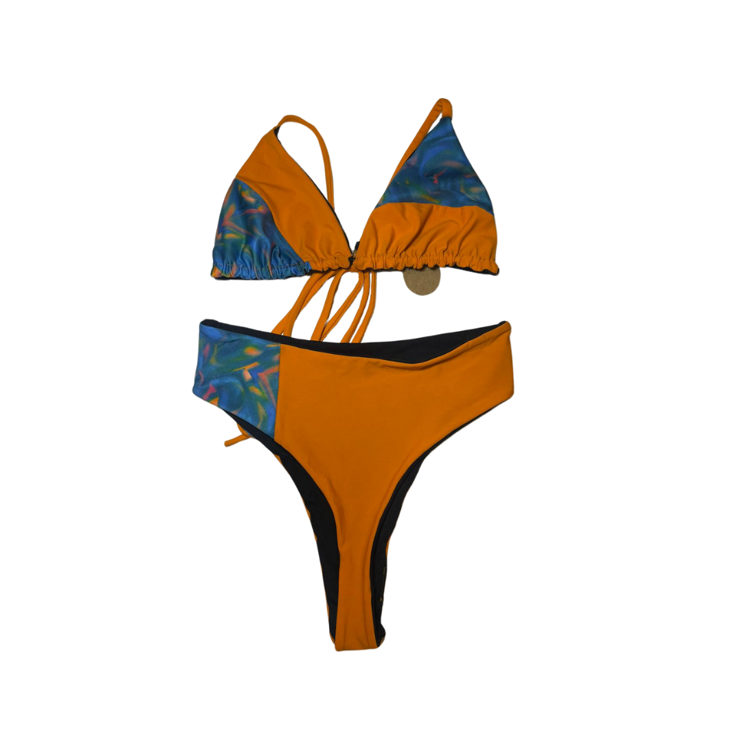 patchwork bikini