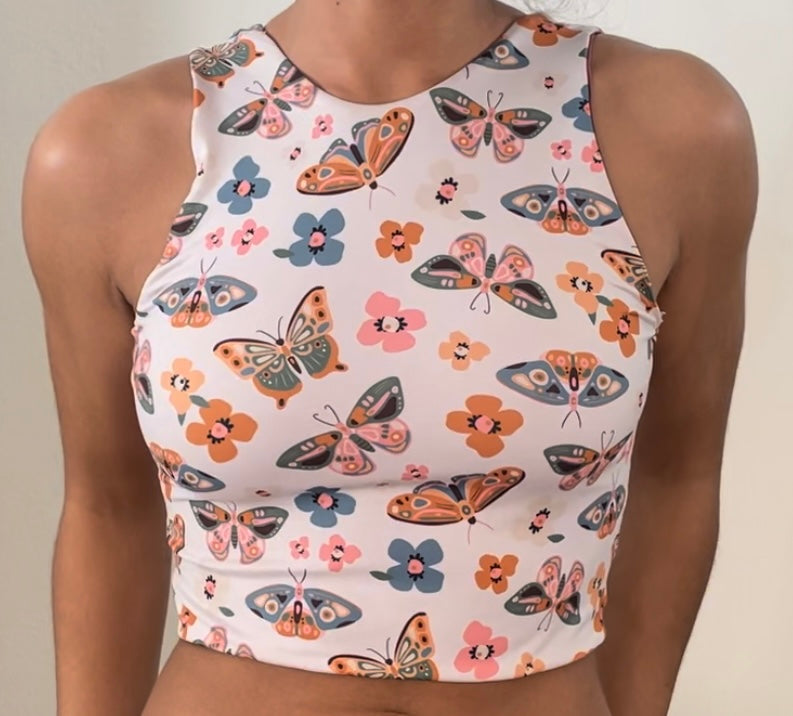 reversible crop top